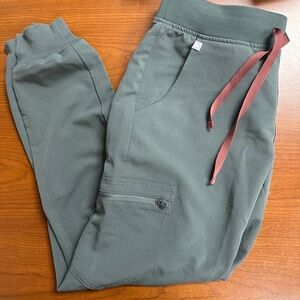 FIGS Green Joggers-Size S